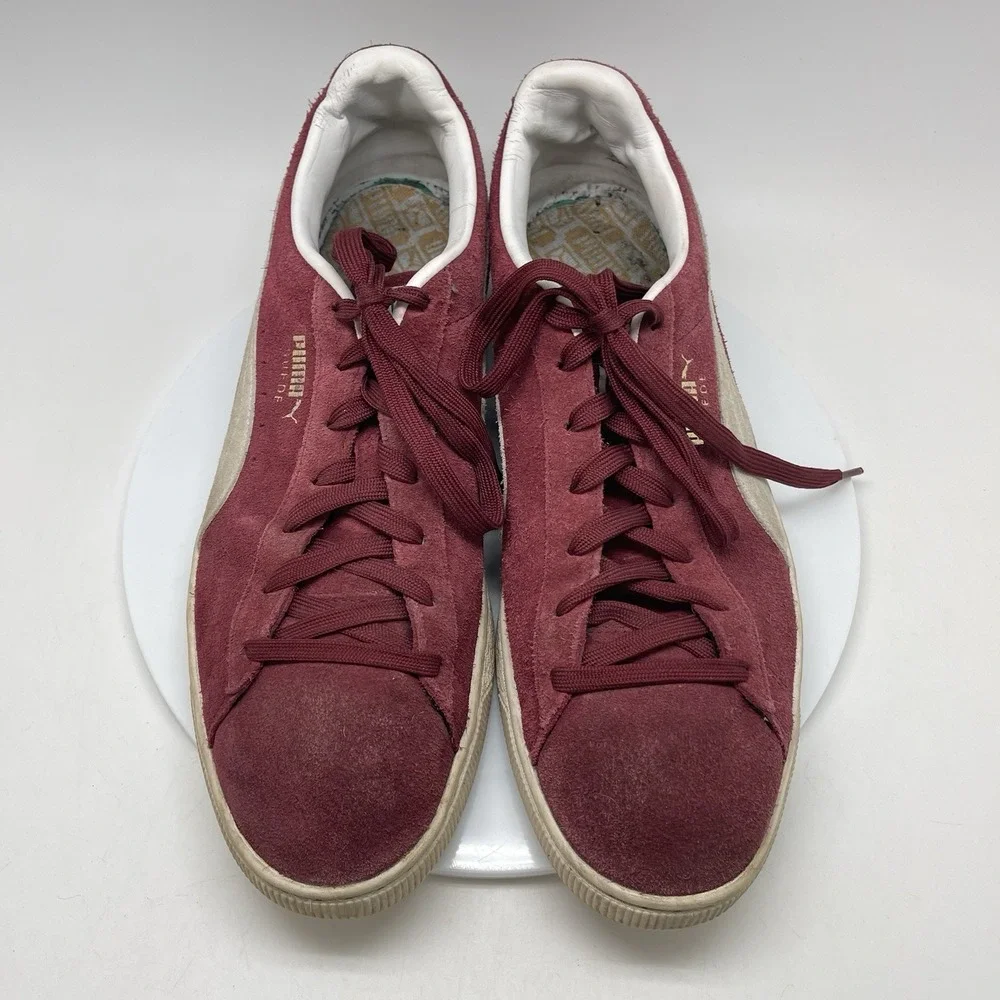 Puma Sneakers Mens 13 Classic XXI Cabernet Red Suede 374915-06‎ Casual Shoes